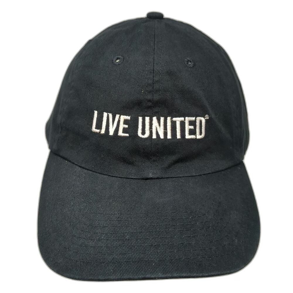 KC Berkshire United Way Live United Hat Black One Size Strapback Baseball Cap